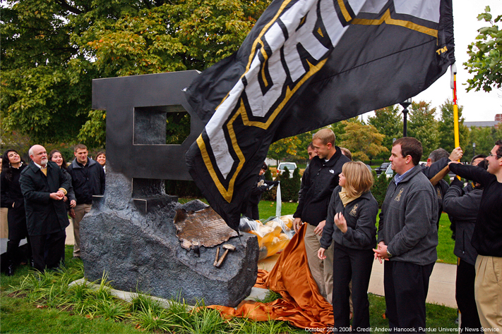 Unveiling of the Unfinished Block P statue